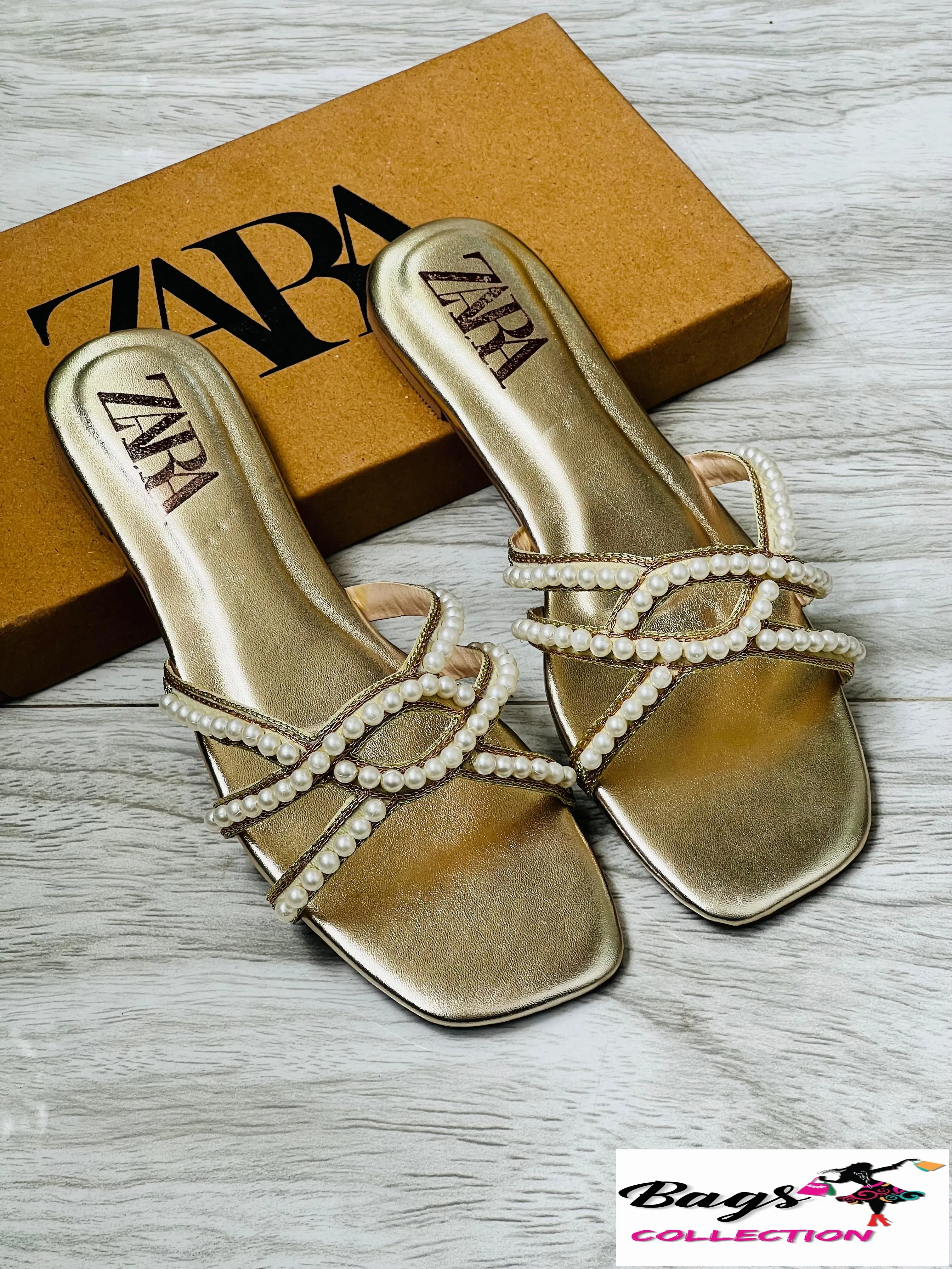 Zara Embroided Slippers